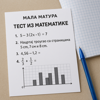 Testiraj svoje znanje za malu maturu